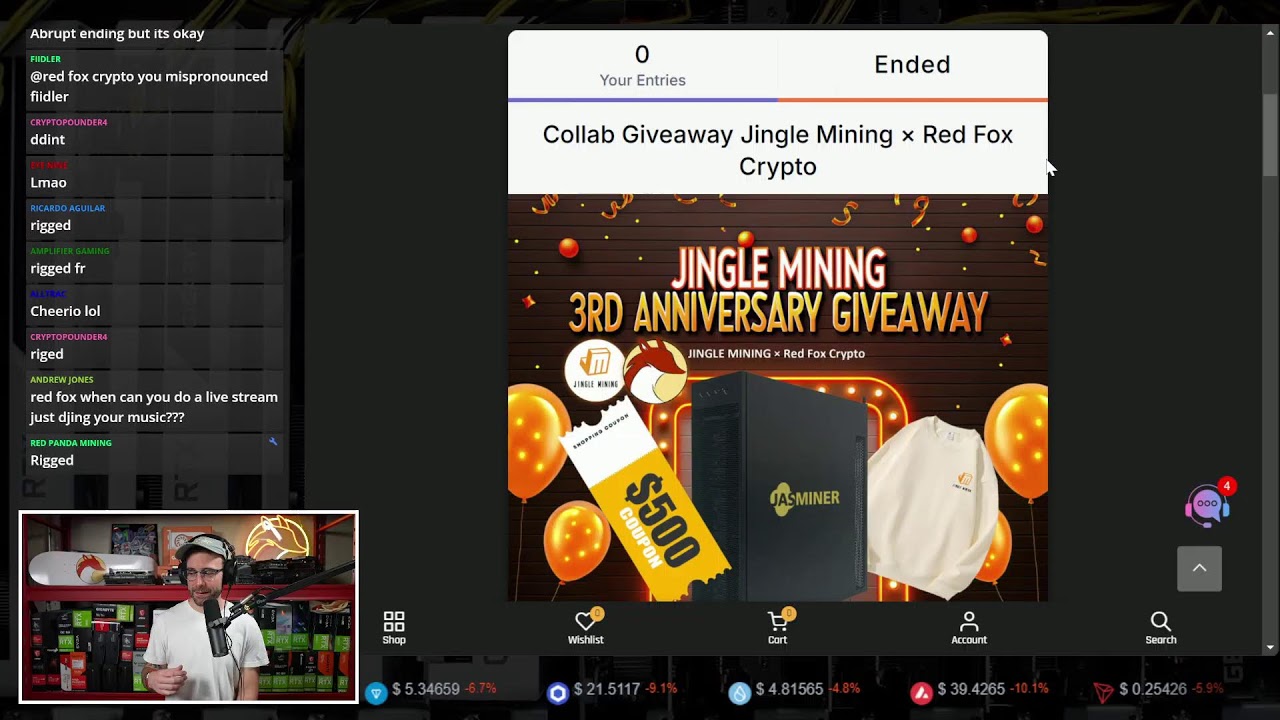 Crypto Mining Hangout & Jingle Mining Giveaway Winners