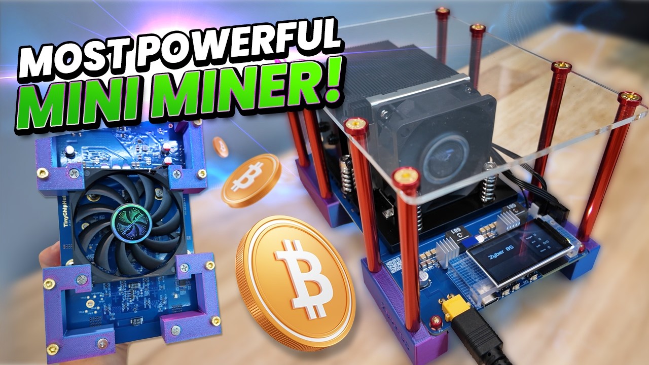 Most POWERFUL Mini Bitcoin Miner EVER?! Zyber 8s Review