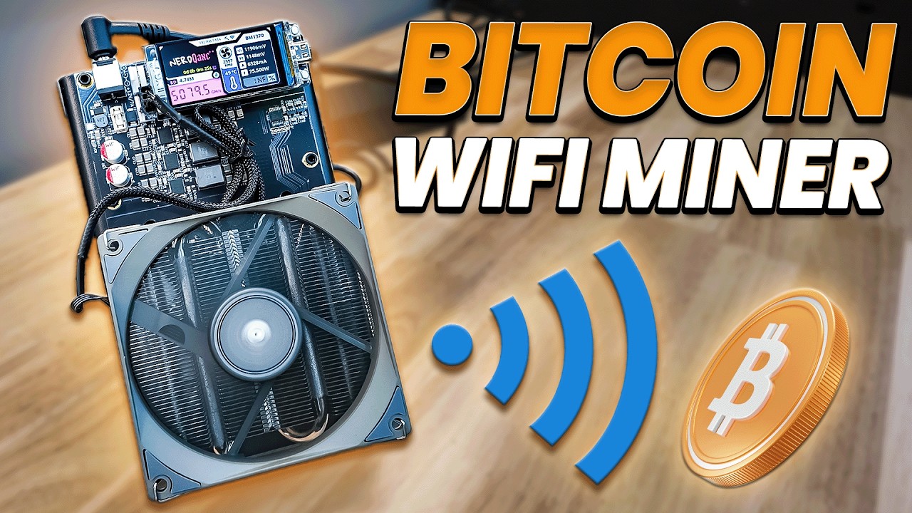 Best Mini Bitcoin Miner for Mining over WiFi - NerdQaxe++ Review
