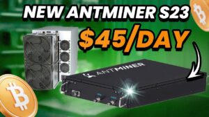 Bitmain Antminer S23 Bitcoin Miner - Invest in BTC Mining Sub 10 J/Th